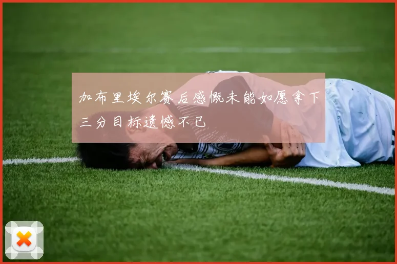 加布里埃尔赛后感慨未能如愿拿下三分目标遗憾不已