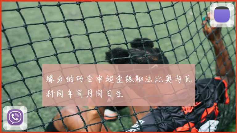 缘分的巧合中超金银靴法比奥与瓦科同年同月同日生